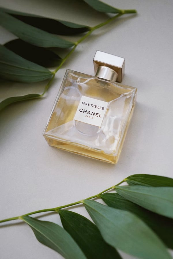 Bottle of Gabrielle perfume by Chanel